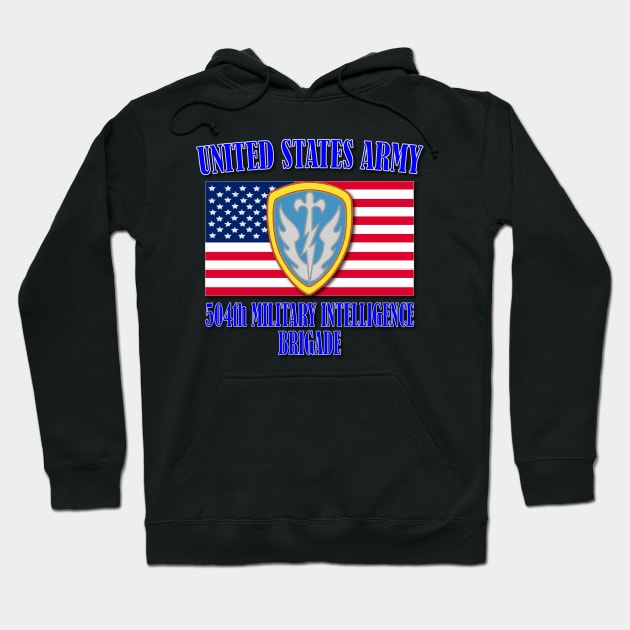 504th Military Intelligence Brigade Hoodie by Relaxed Lifestyle Products